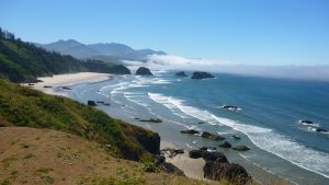 Ocean Front view along the Oregon Coast